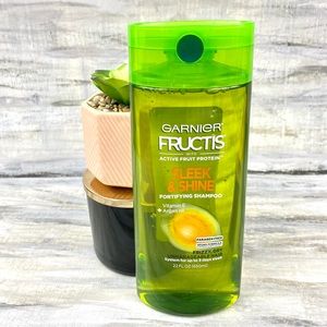 NWT Garnier Fructis Sleek & Shine Fortifying Shampoo Large 22 FL OZ Vegan New